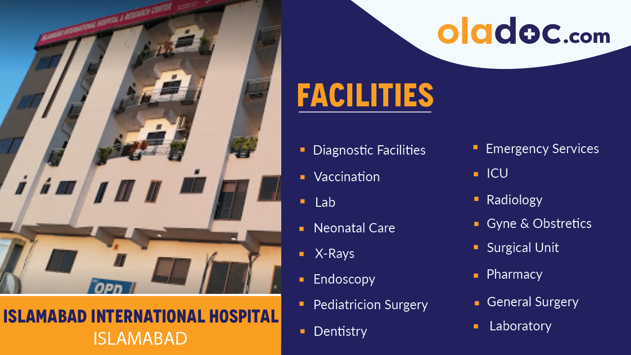 Facilities at Islamabad International Hospital Islamabad